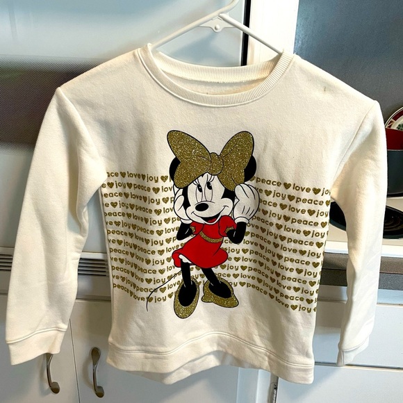 NWT - Disney Minnie Mouse sweatshirt size 7 NWT - Picture 1 of 3